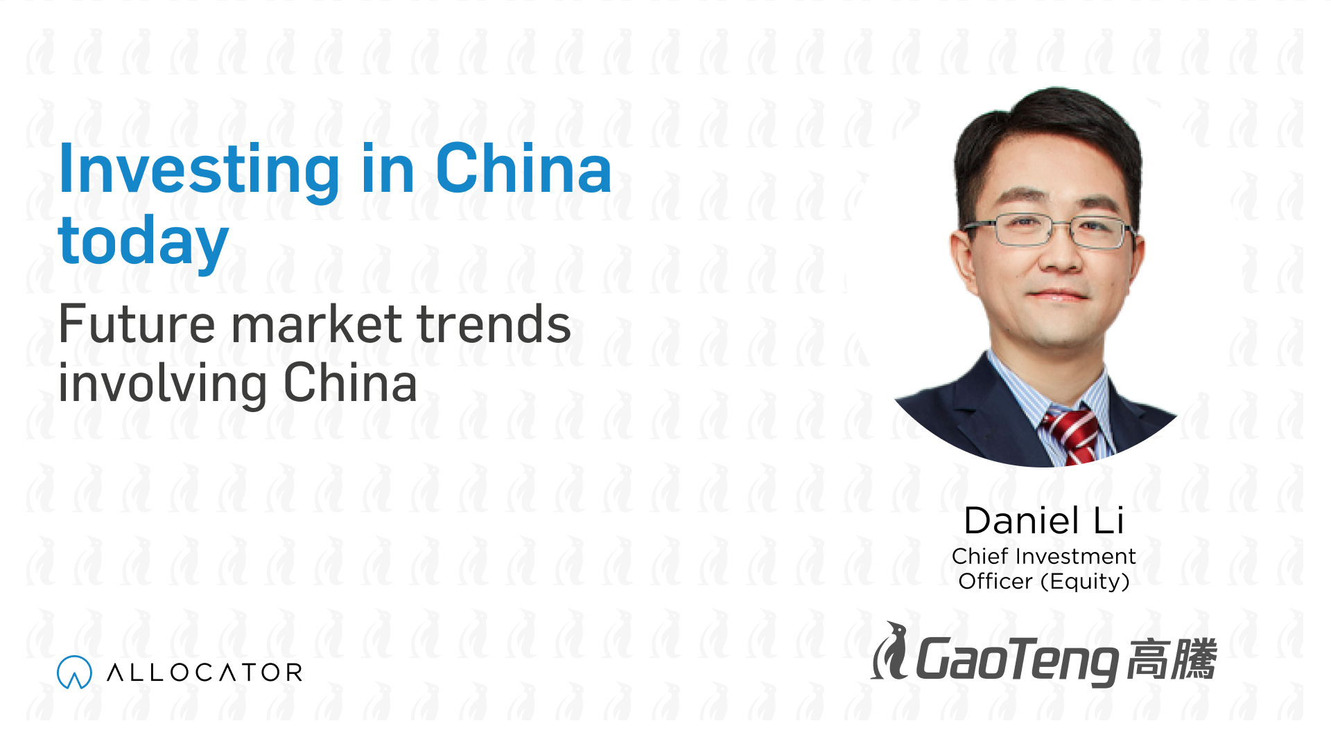 GaoTeng - Is China still investable?