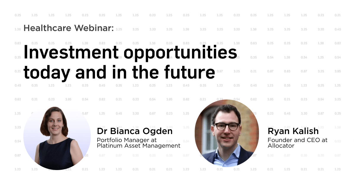 Investment opportunities today and in the future