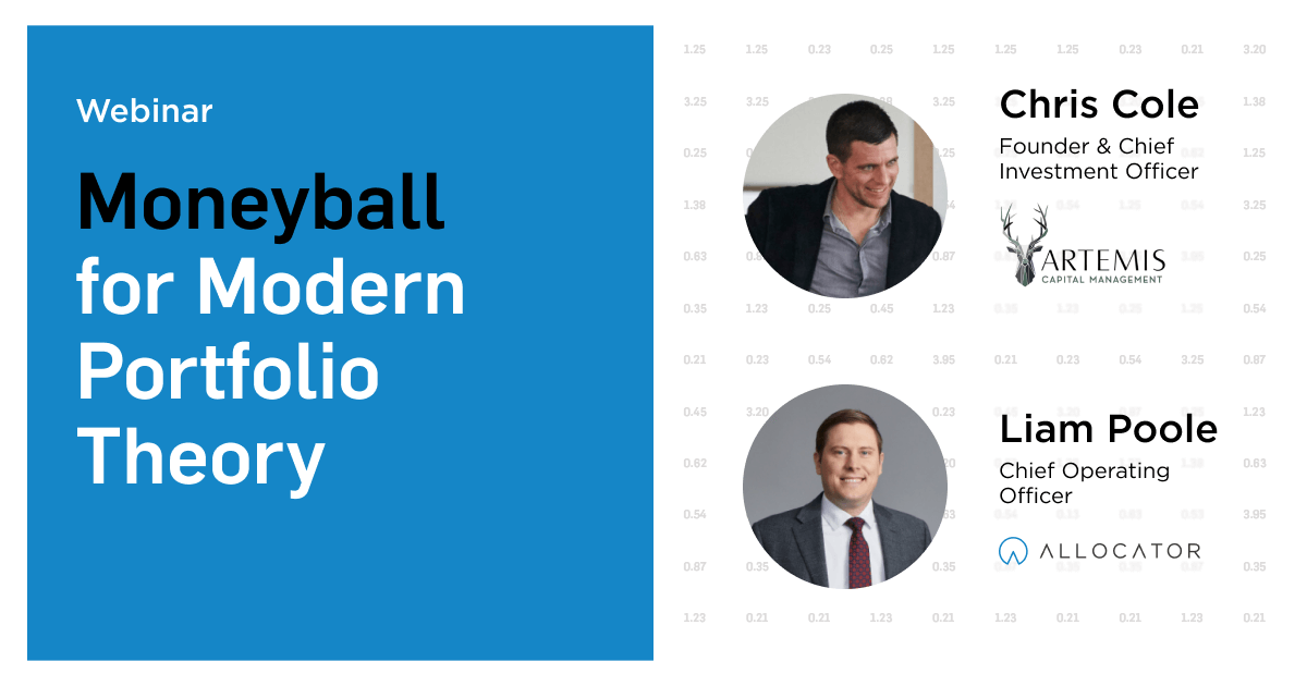 Moneyball for modern portfolio